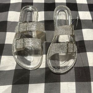 Two-Strap Jelly Bean Sandals Size 7 Women’s